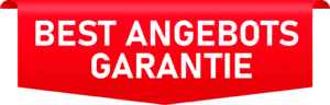 Das ist ein Banner, das unsere Bestpreis-Garantie illustriert.